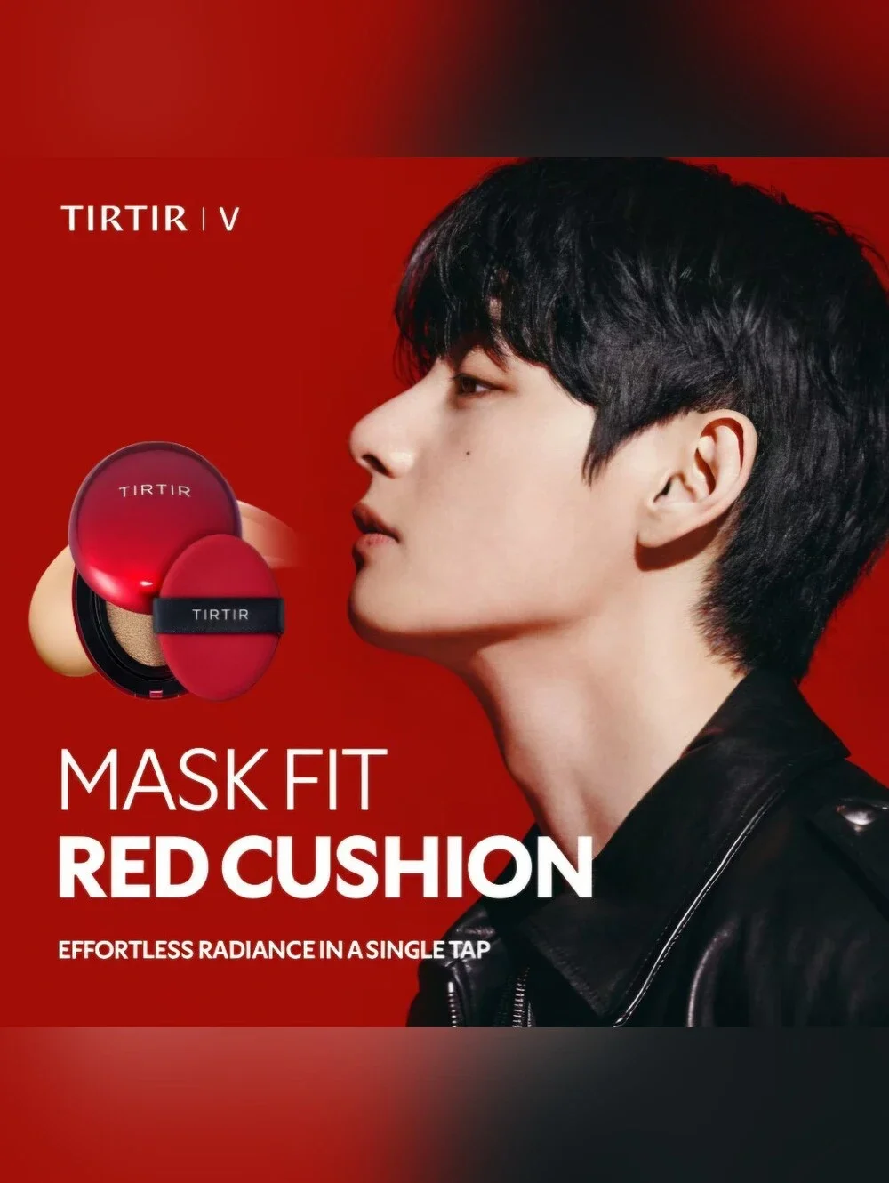 TIRTIR Mask Fit Red Cushion Mini 22C Peach Beige 4.5g/0.15 oz Exclusive Mini New